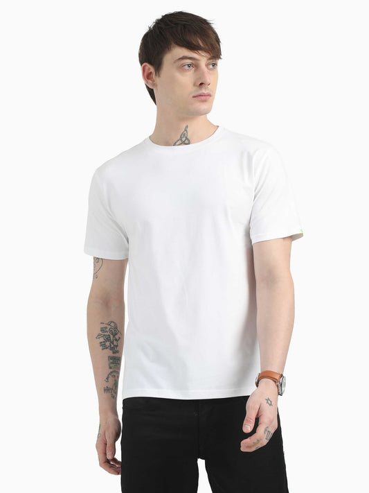 Men's Premium White Cotton T-Shirt
